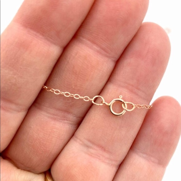 14K Rose Gold Filled Chain Necklace, 1.3mm Flat Cable 16, 18, 20, or 24 Inches - Picture 2 of 5